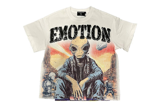 “MIXED EMOTION” White Invasion Tee