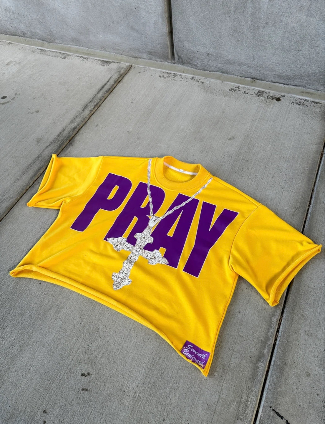 “Happy Yellow” PRAY tee