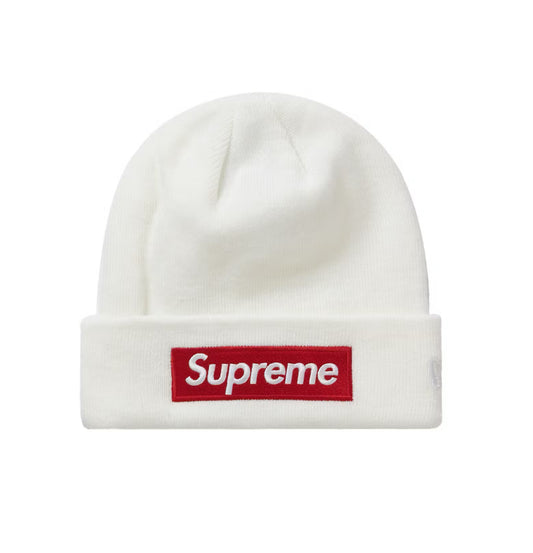 Supreme New Era Box Logo Beanie “White” (FW21)