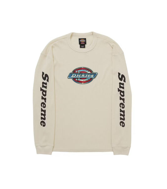 Supreme Dickies Thermal “FW25” (White/Cream)