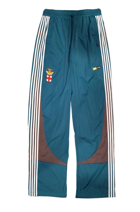 “Pasteque” 5-STRIPE NYLON TWILL TRACK PANTS (Turquoise)