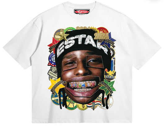 “ESTAR” VALEDICTORIAN TEE (WHT)