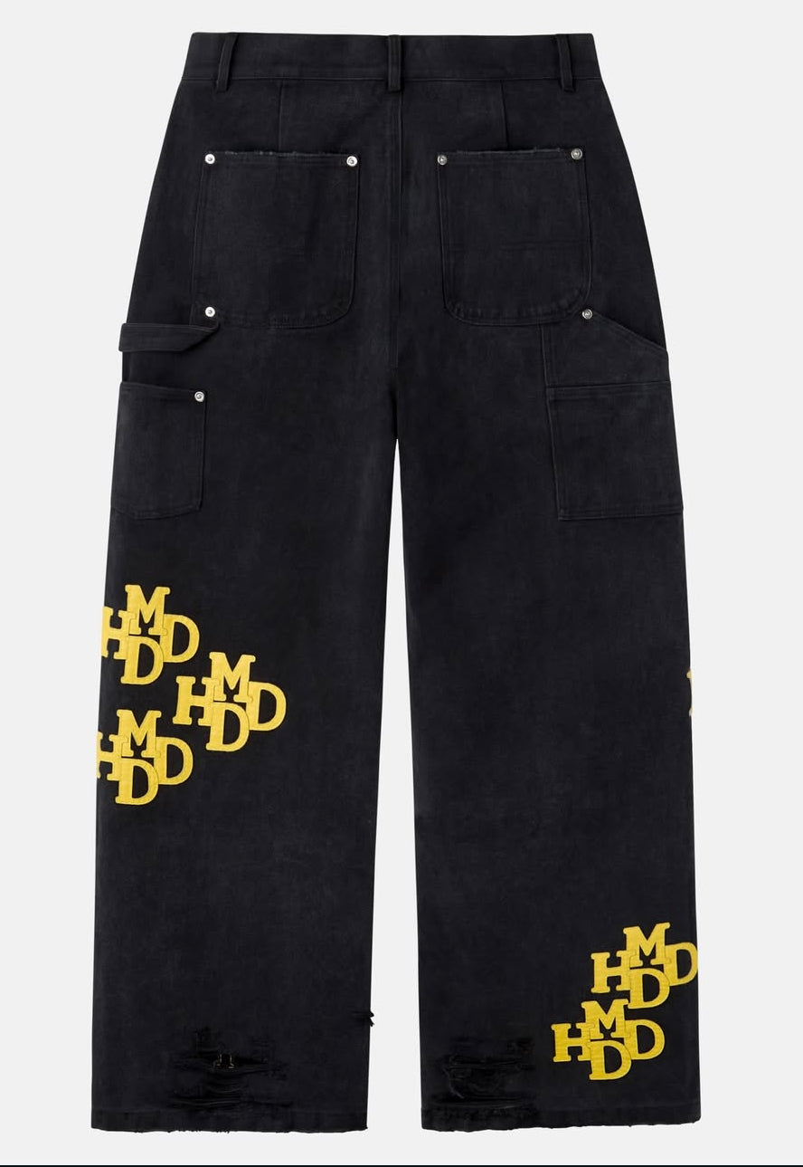“HMDD” YELLOW PATCH PANT