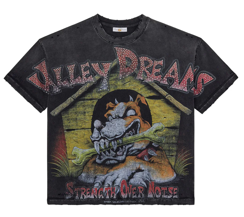 “VALE” DOGHOUSE BLING TEE