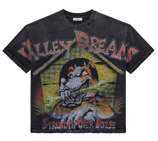 “VALE” DOGHOUSE BLING TEE