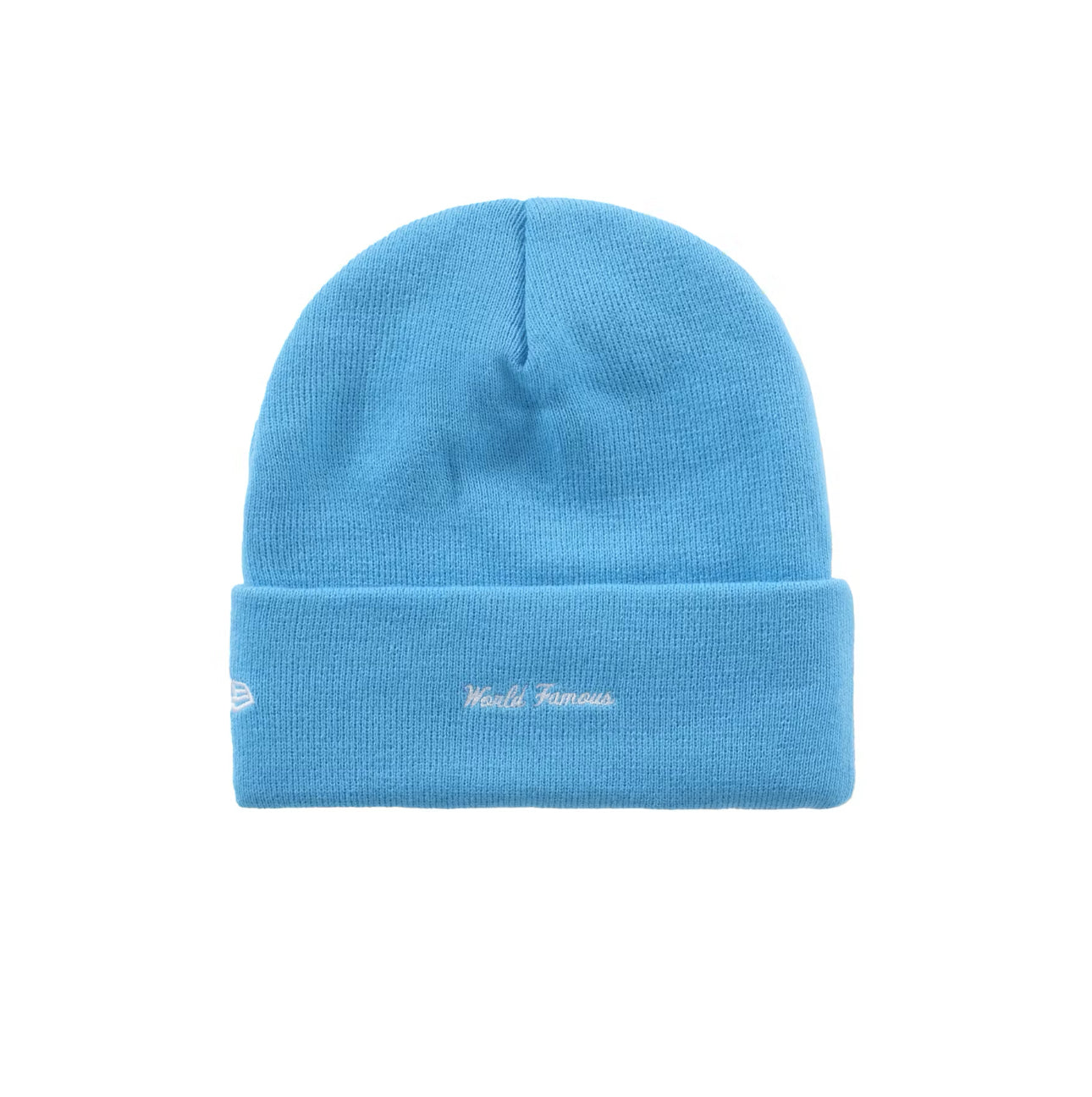 Supreme New Era Box Logo Beanie “CYAN” (FW25)