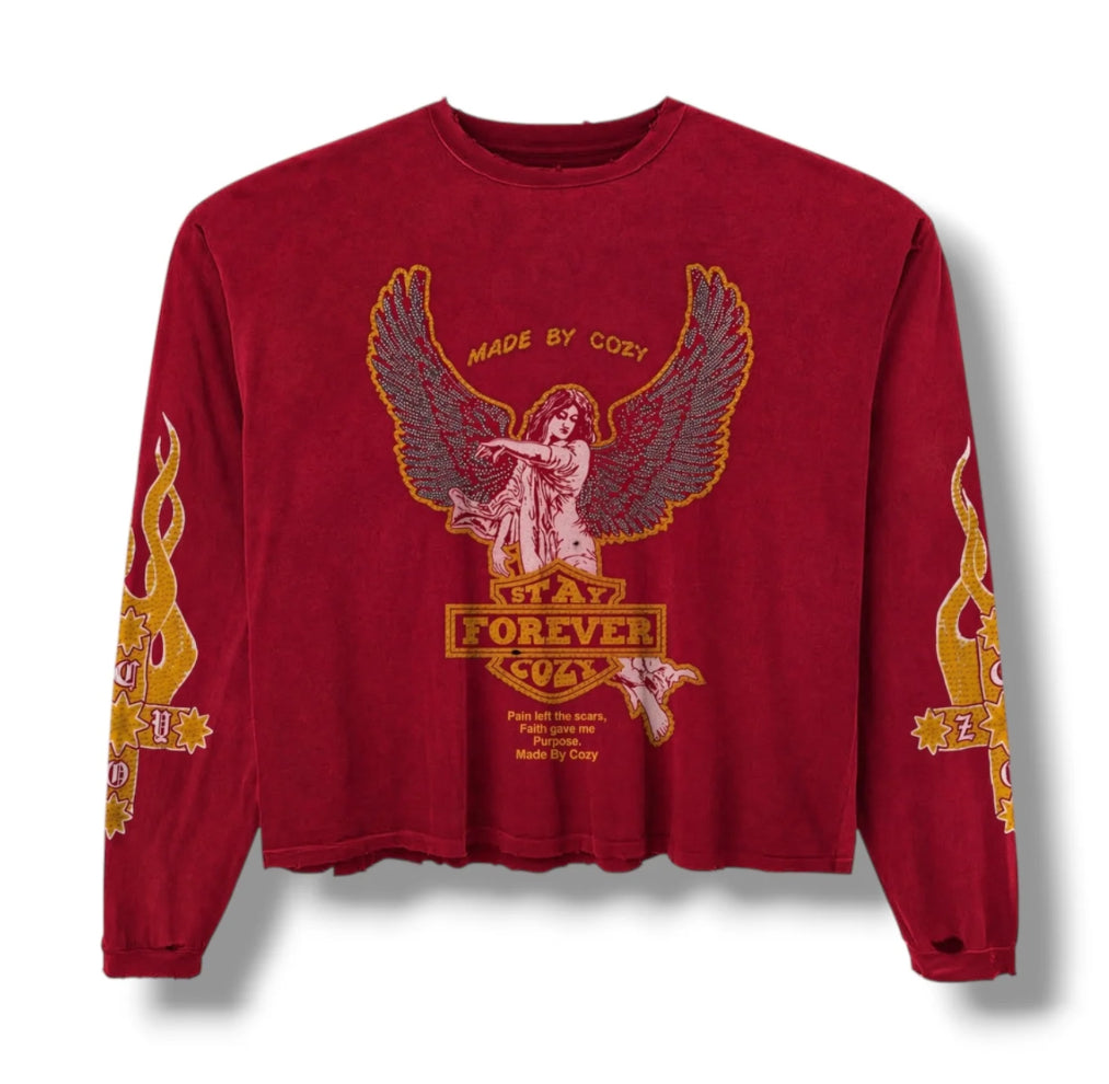 “MBC” Stay Cozy Forever LS Tee