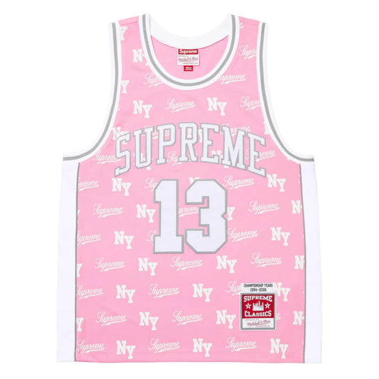 “Supreme” Mitchell & Ness® Monogram Basketball Jersey