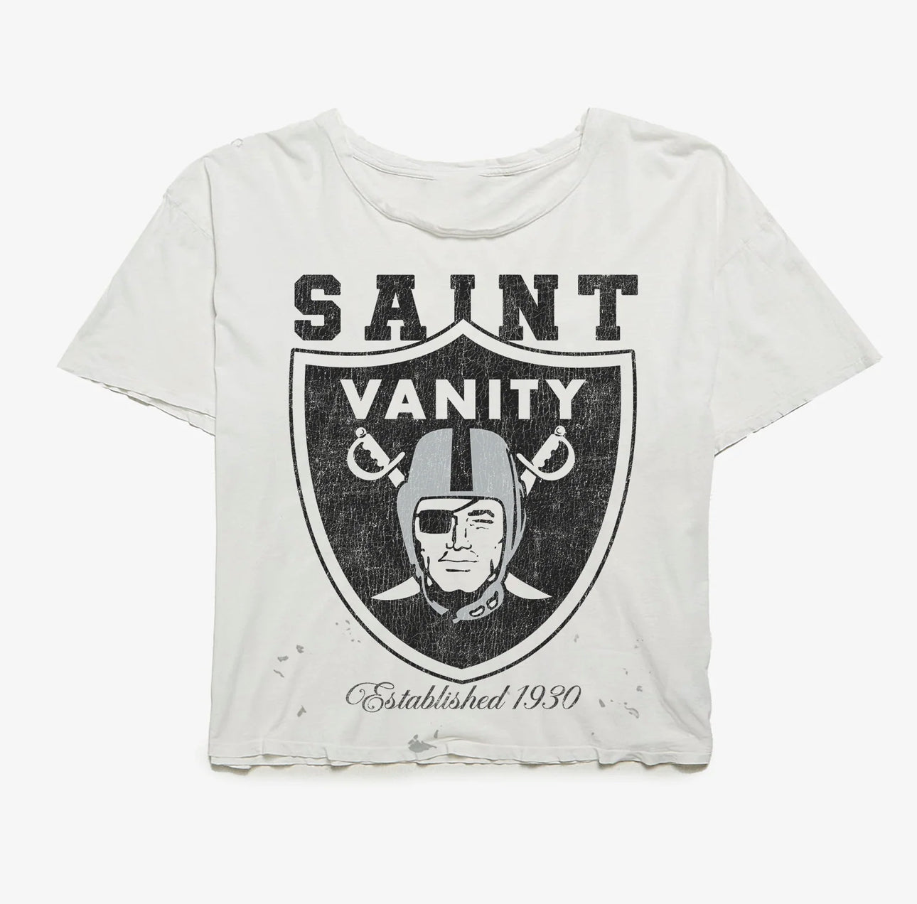 “Saint Vanity” OAKLAND WHITE TEE