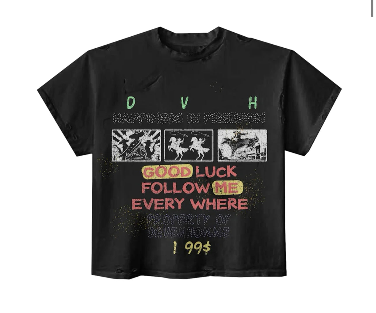 “HOMME” GOOD LUCK TEE