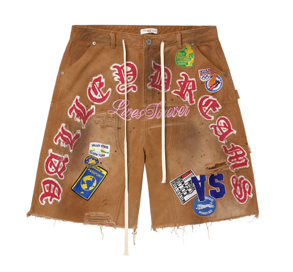 “Vale” WORKSHOP JORTS (BROWN)