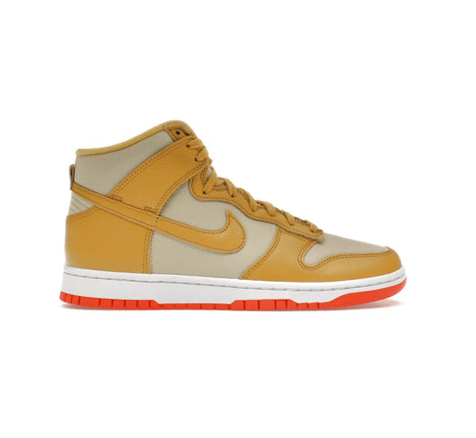 Dunk High “Wheat Gold Safety Orange”