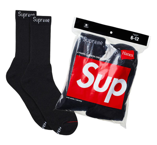 Supreme Hanes Crew Sock (Pair / 2 socks)