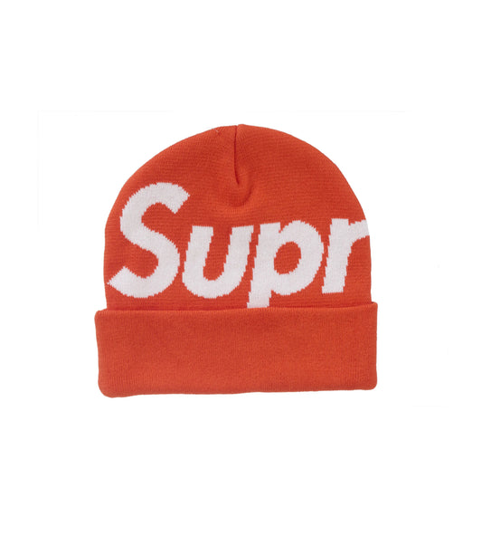 Supreme Big Logo Beanie “Orange” (FW24)