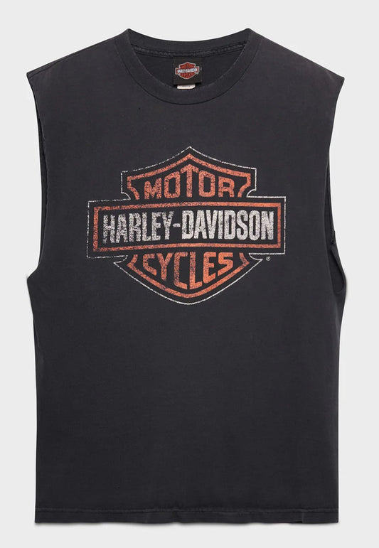 VINTAGE Harley Cut-Off