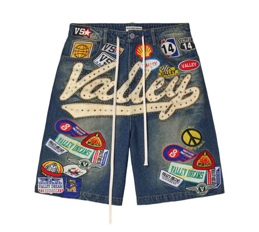 “VALE” 1980S JORTS “Mid/Wash”