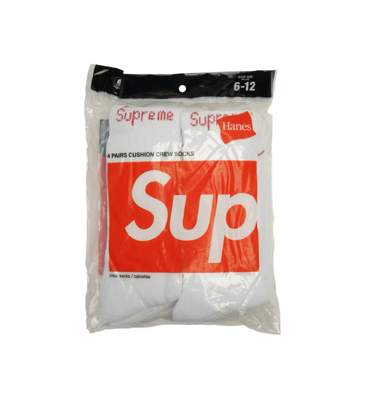 Supreme Hanes Crew Sock (Pair / 2 socks)