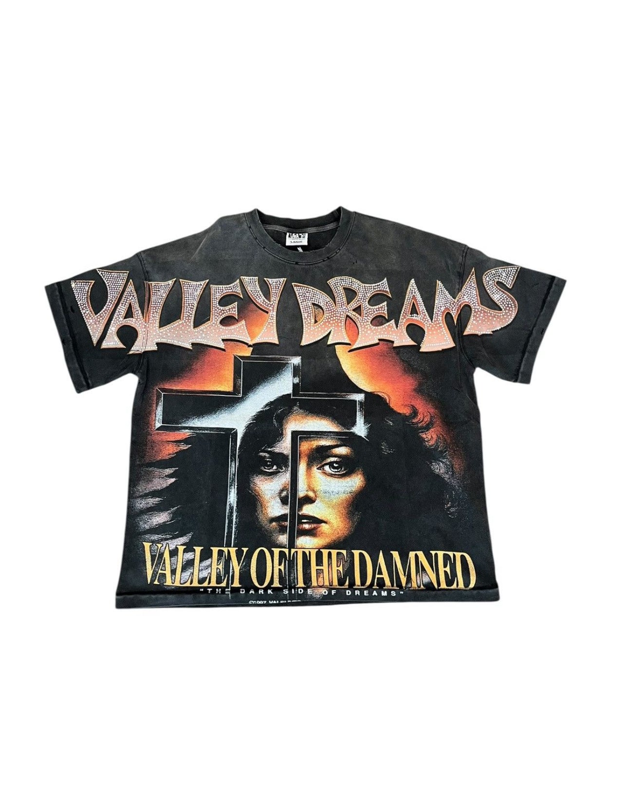 “VALE” DAMNED BLING TEE