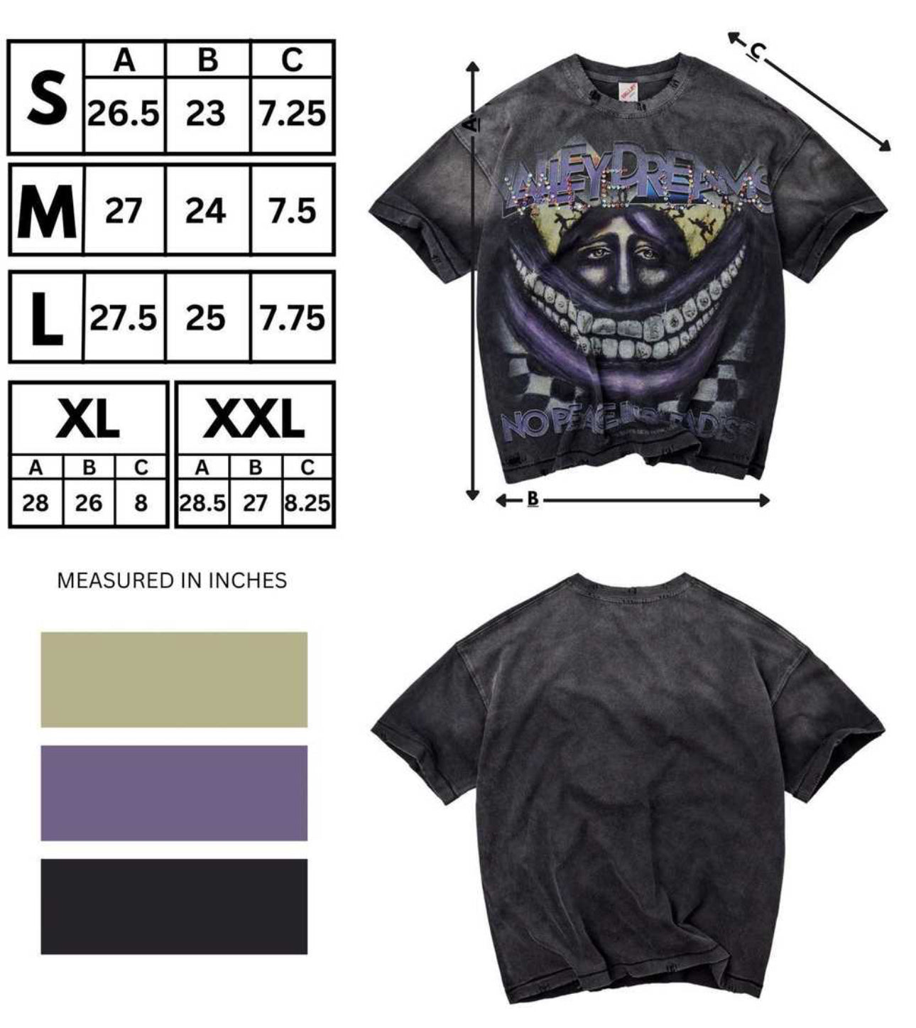 “VALE” SMILEY FACE TEE