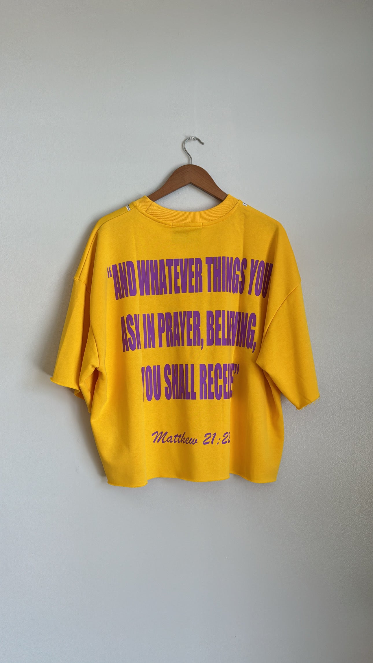 “Happy Yellow” PRAY tee