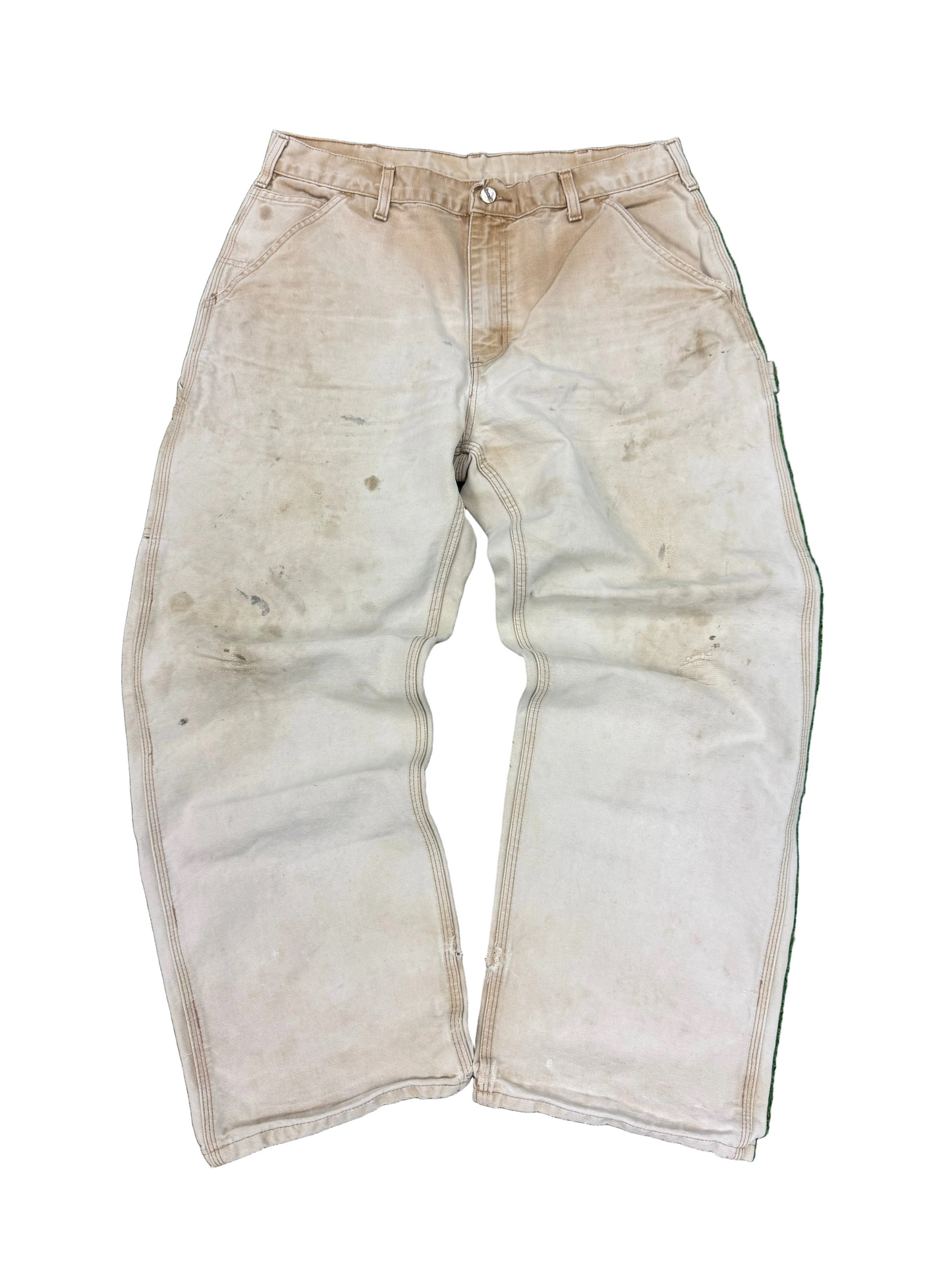 “VINTAGE” Faded Tan Carhartt Jeans - 34 x 30