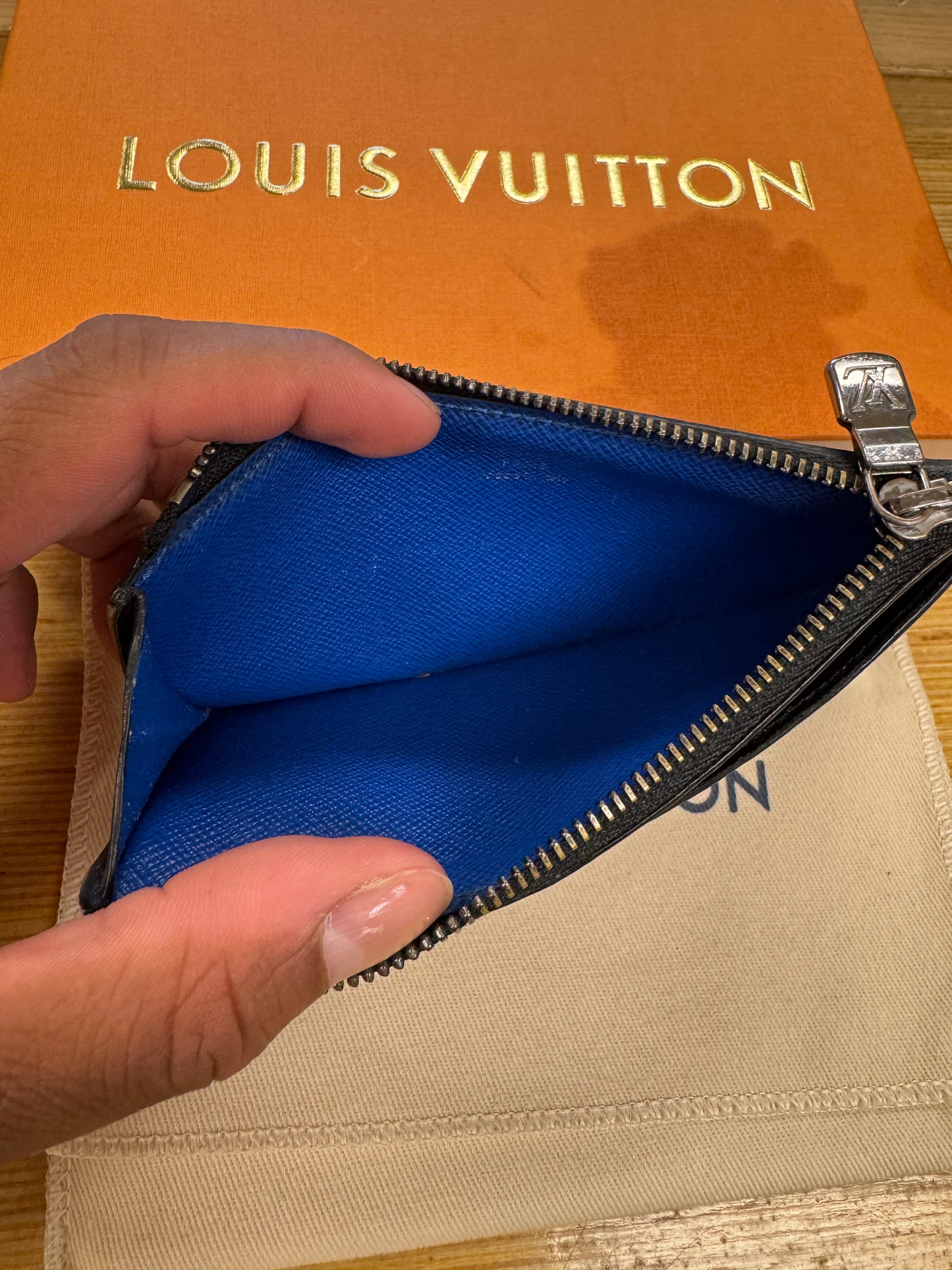 Louis Vuitton Coin Card Holder “Monogram Eclipse Black”