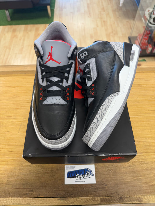 Jordan 3 Retro “Black Cement” 2024 (Sz 12)