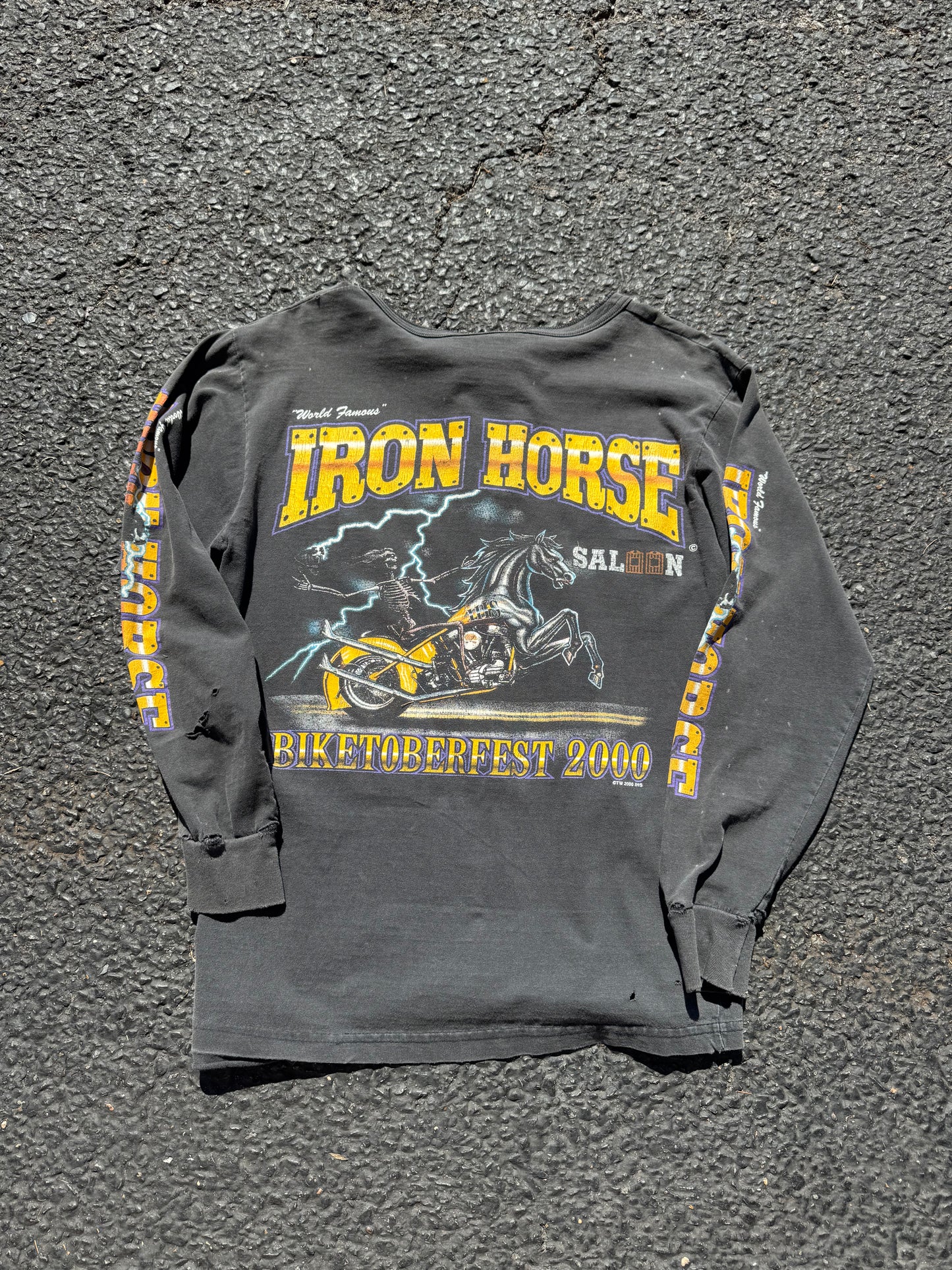 Vintage 2000’s Henley Iron Horse Biketoberfest L/S