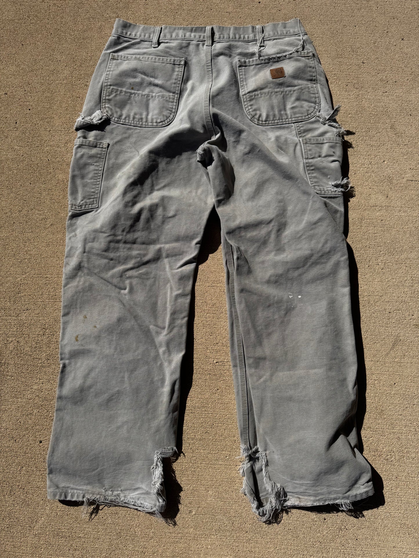 “VINTAGE” Faded Grey Carhartt Jeans - 36 x 32