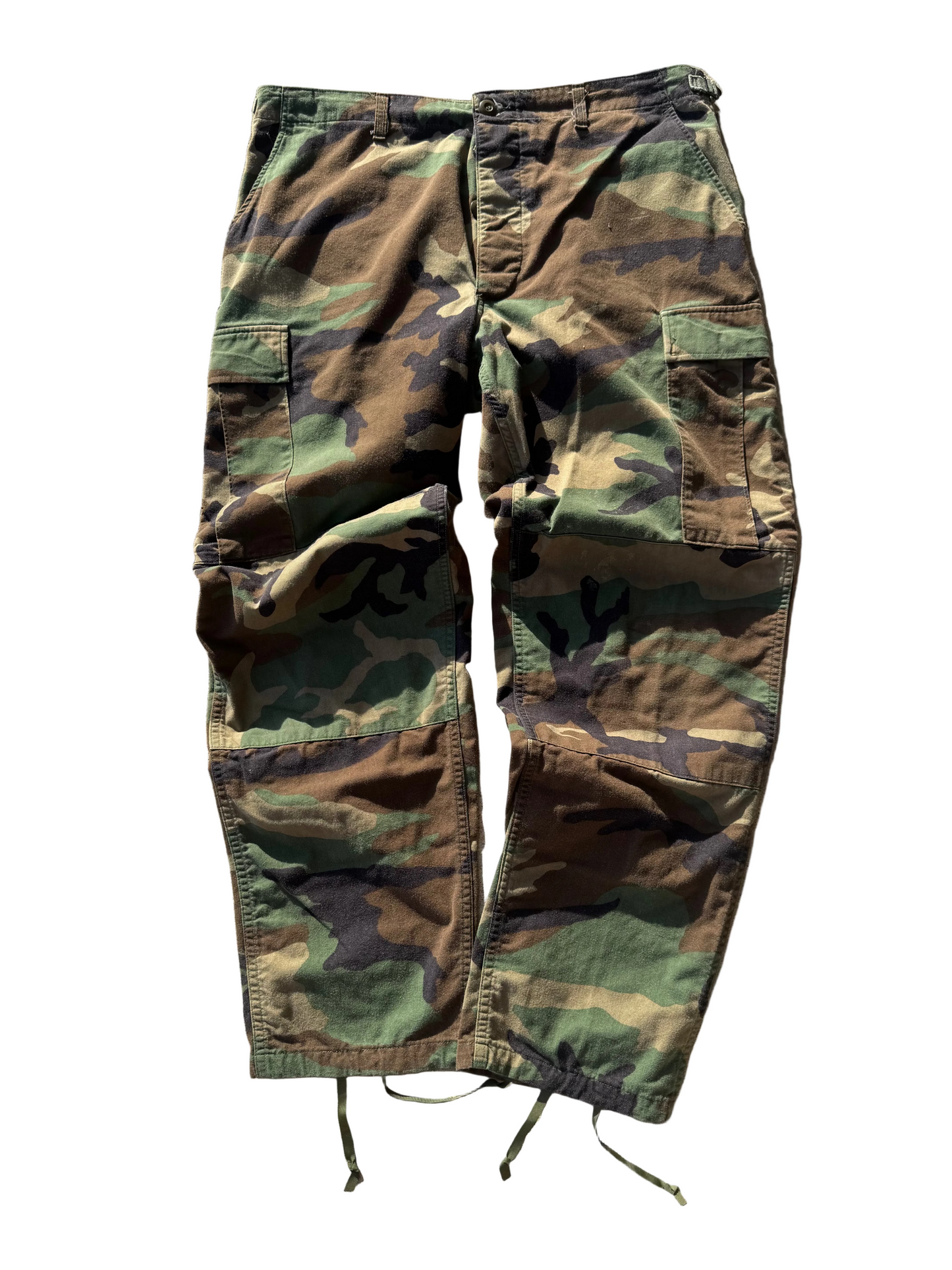 “Vintage” Camo Cargo Military Pants