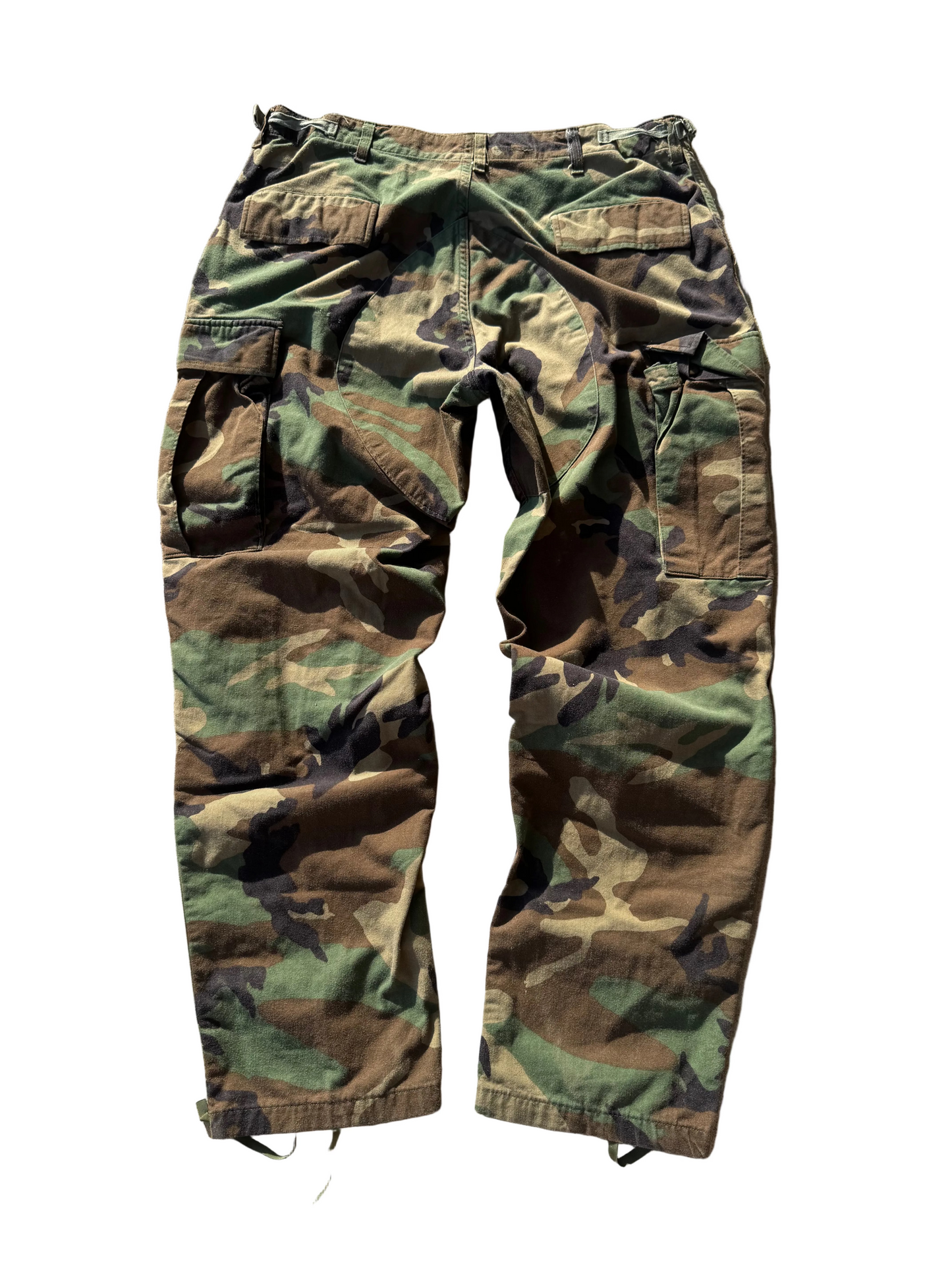 “Vintage” Camo Cargo Military Pants