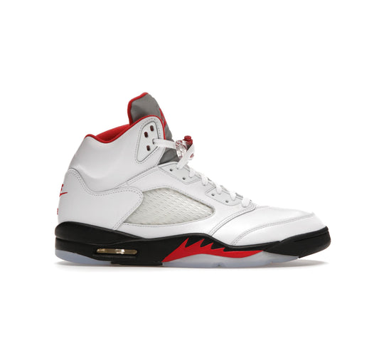 Jordan 5 Retro “Fire red silver tongue”