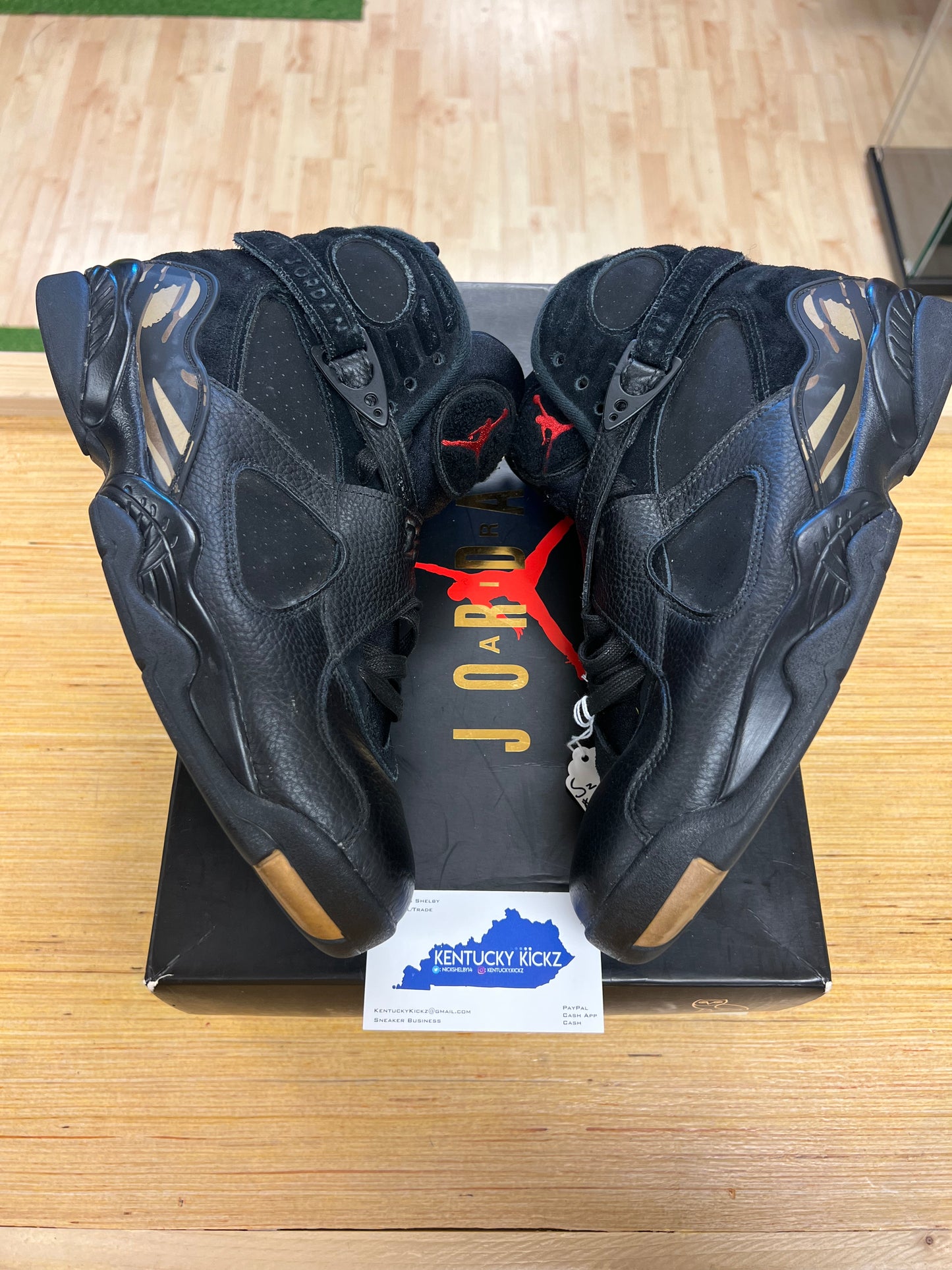 Jordan 8 Retro “OvO Black” (Sz 11)